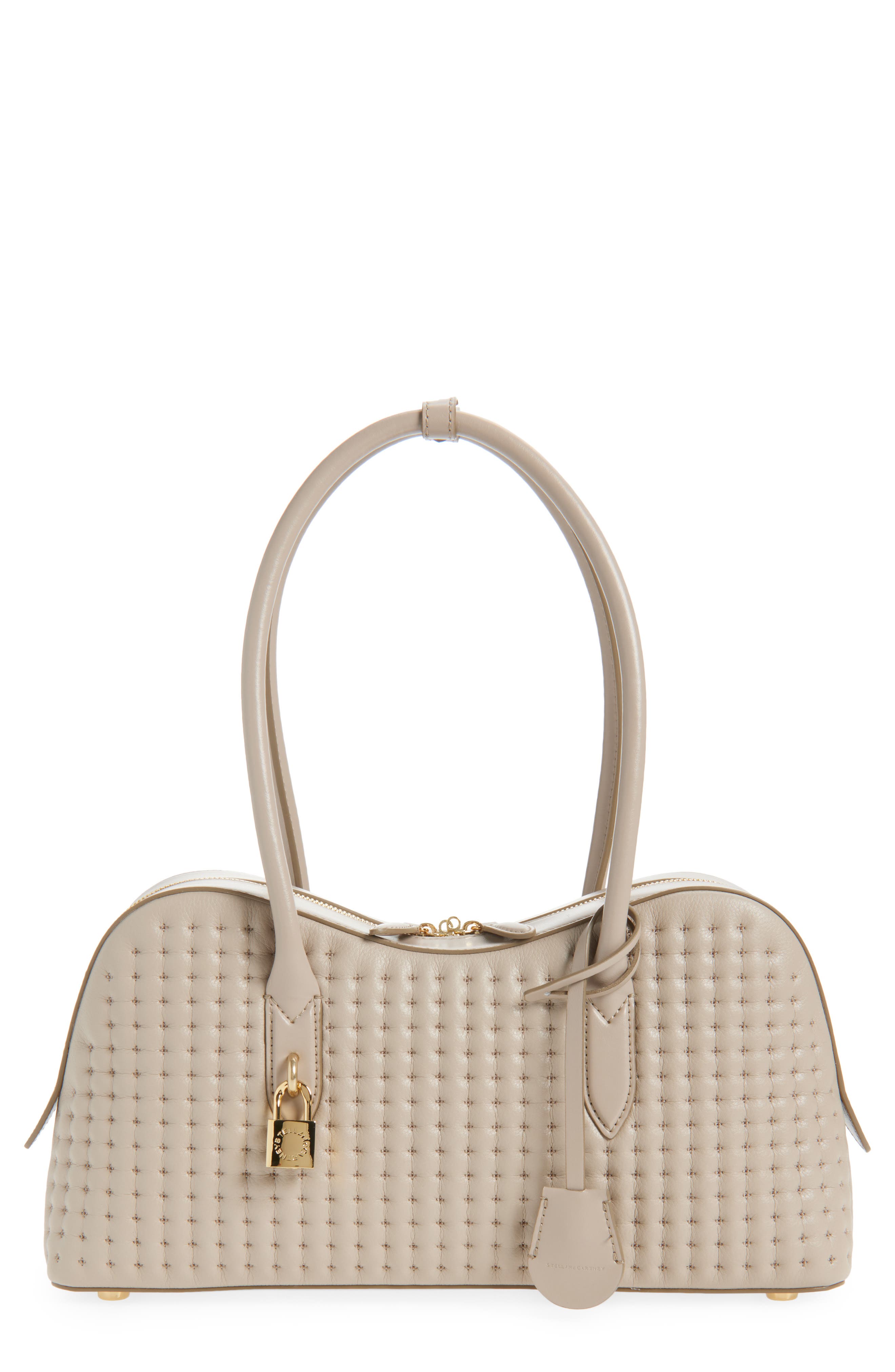 Stella McCartney Medium Ryder Top Handle Bag, Main, color, Light Moss