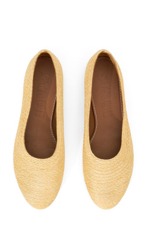 Staud Alba Raffia Ballet Flat