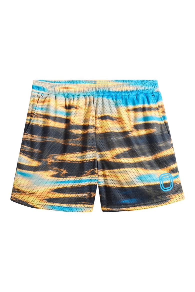 Splash Mesh Shorts, Alternate, color, YELLOW
