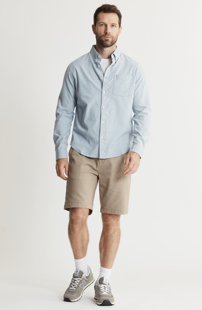 JACHS Classic Stretch Oxford Button-Up Shirt, Alternate, color, Light Blue