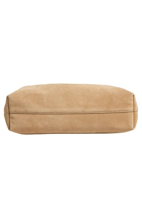 Veronica Beard Small Stash Suede Drawstring Clutch