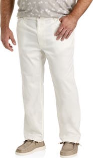 Oak Hill by DXL Big & Tall  Straight Fit 5-Pocket Tech Pants