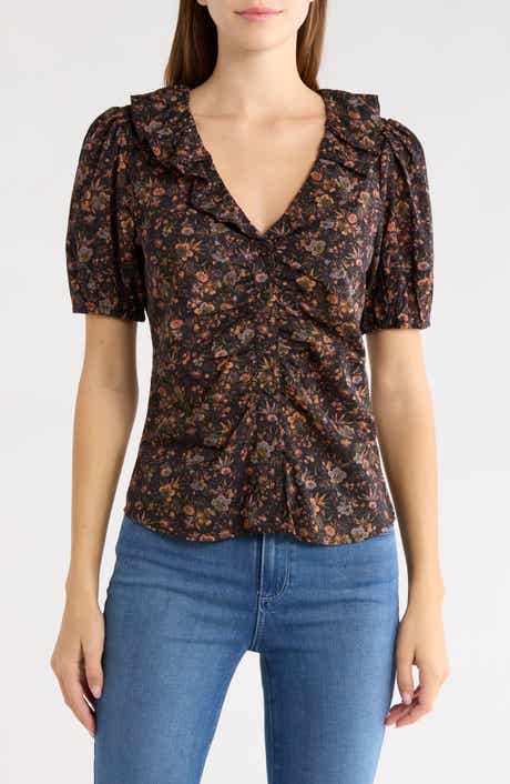 Adara Ruffled Neck Top