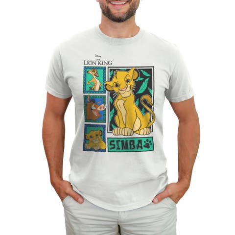 Men's Lion King Best Friends Panels  Graphic T-Shirt