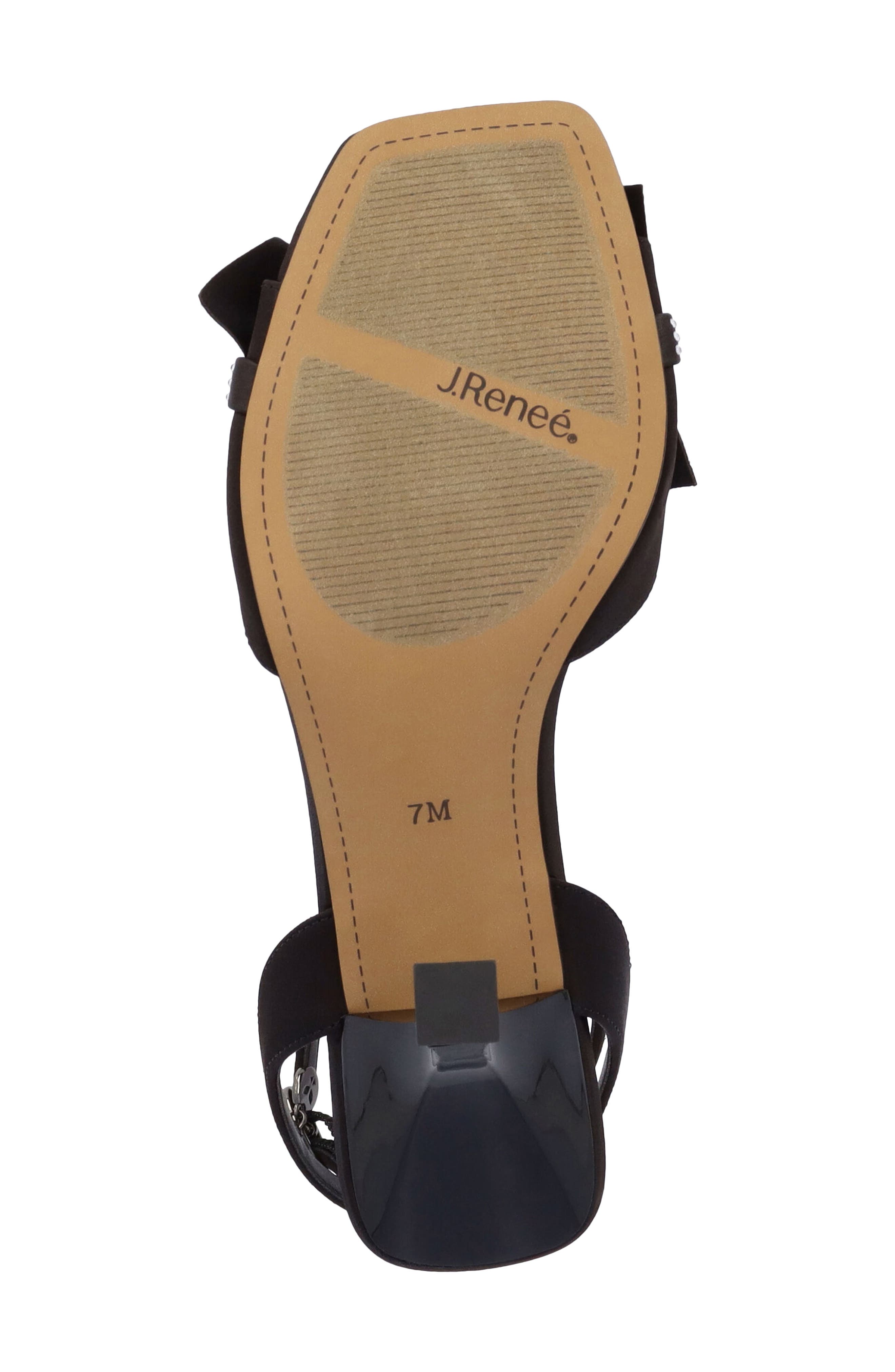 J. Reneé Almita Ankle Strap Sandal, Alternate, color, Black