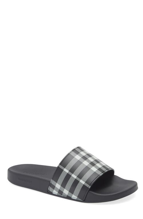 Burberry Furley Check Slide Sandal In Calico Check