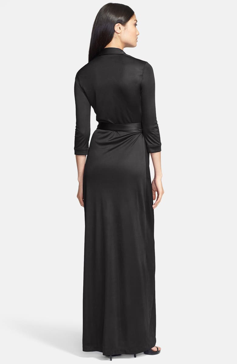 Diane von Furstenberg 'Abigail' Wrap Maxi Dress, Alternate, color, 