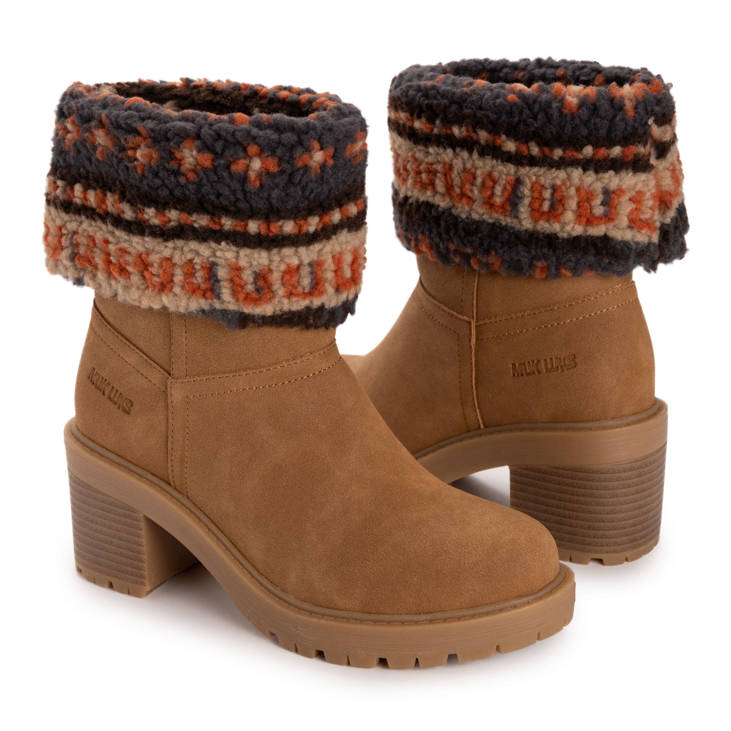 MUK LUKS Londyn Boot, Alternate, color, Dark Tan