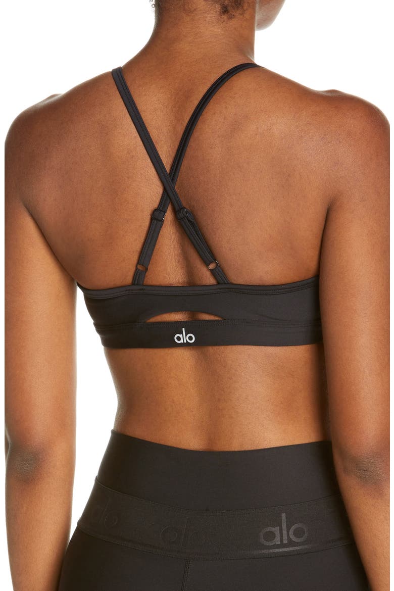 Intrigue Sports Bra, Alternate, color, BLACK