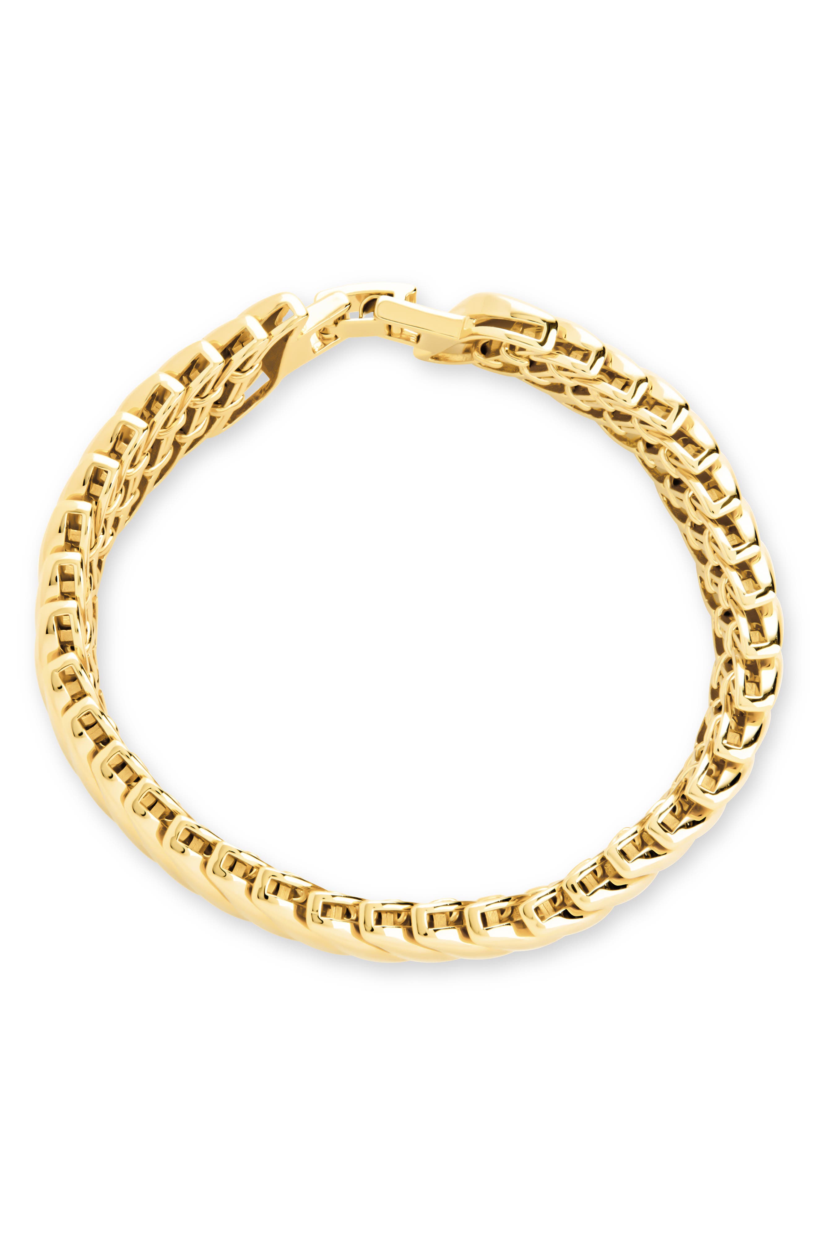 STERLING FOREVER STERLING FOREVER BETHANY RIPPLE WATCHBAND BRACELET