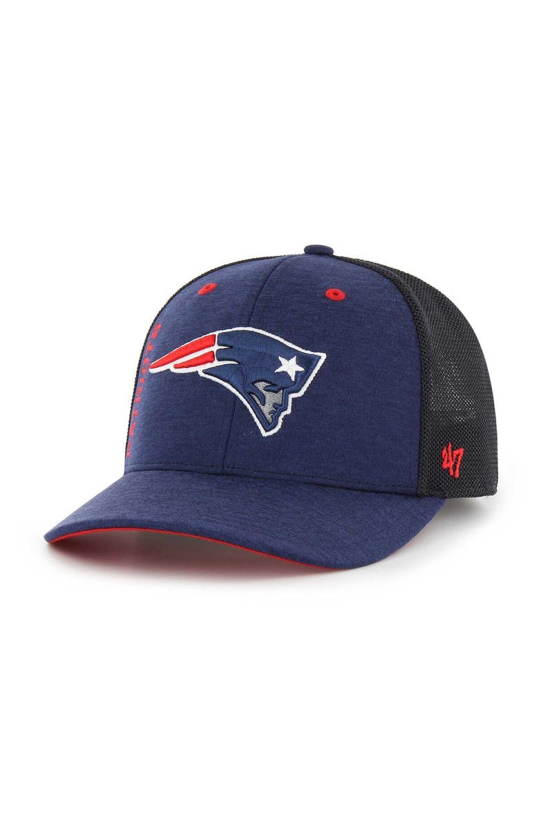 '47 Men's '47 Navy New England Patriots Pixelation Trophy Flex Hat, Main, color,