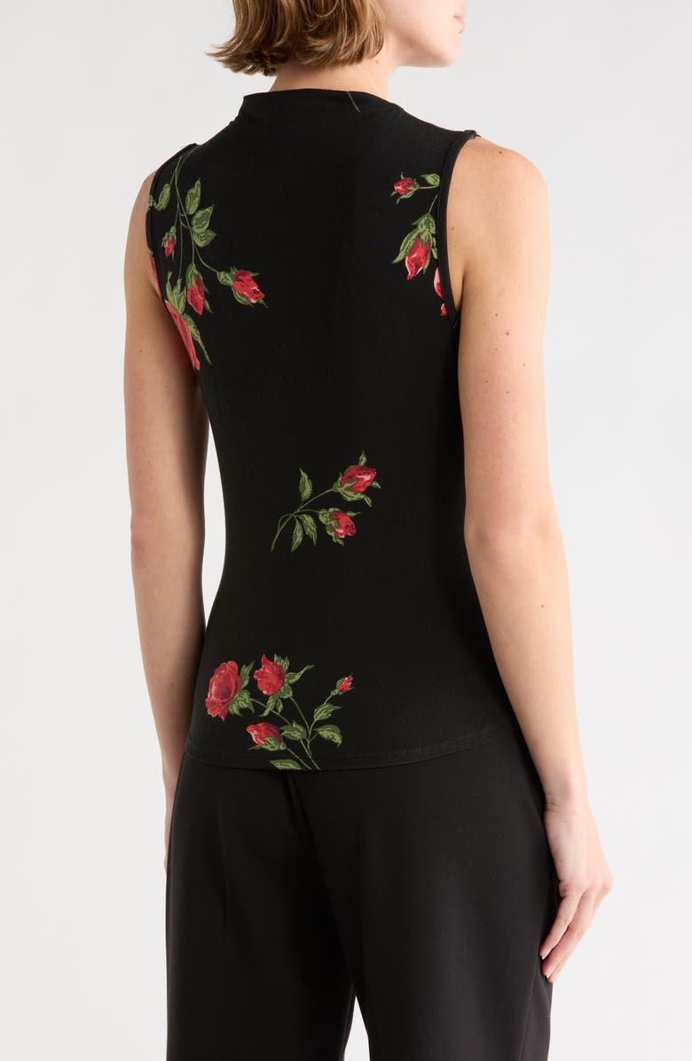 EDIT by JASON WU Sleeveless Mock Neck Top, Alternate, color, Evening Roses