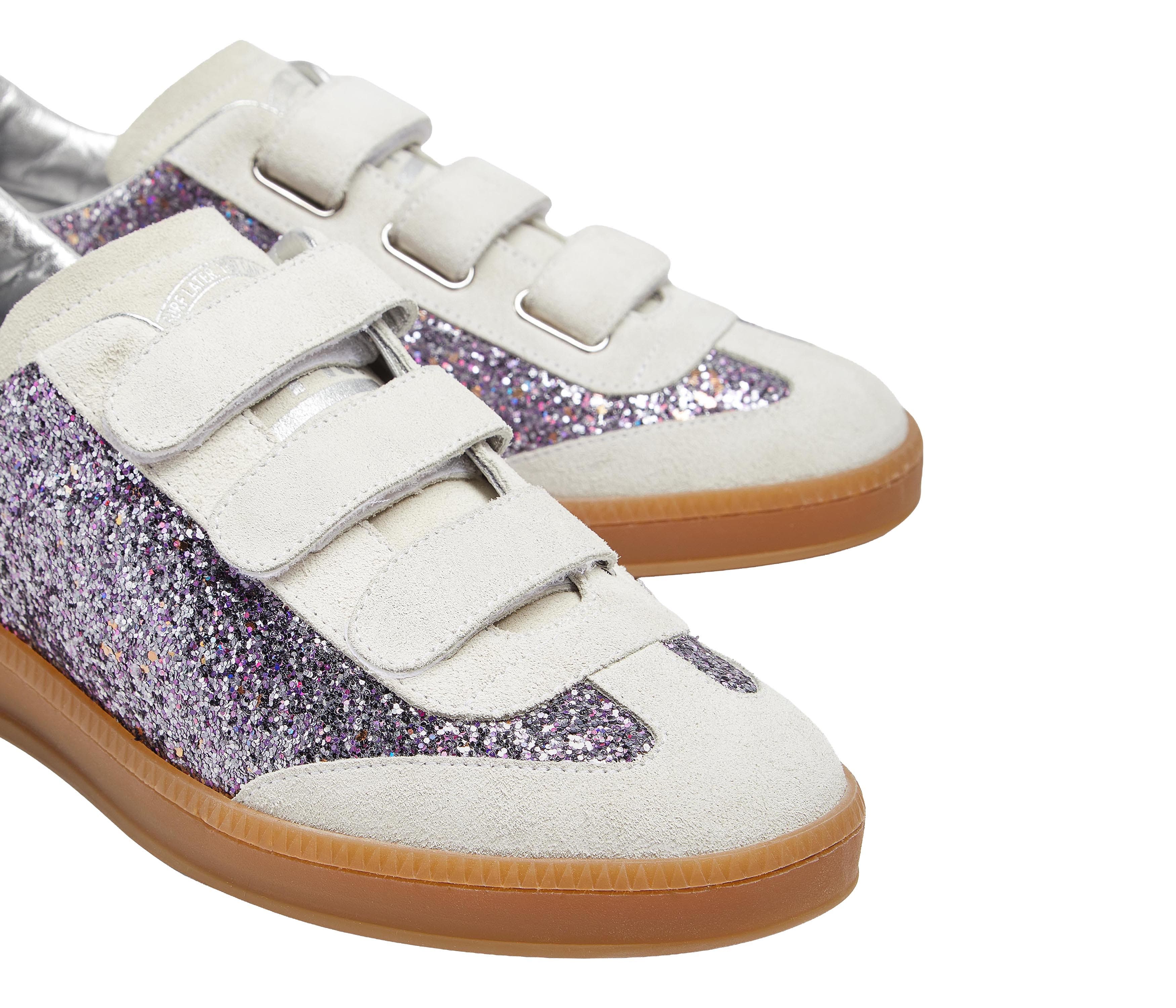 Capri Sneaker, Alternate, color, Glitter/Purple