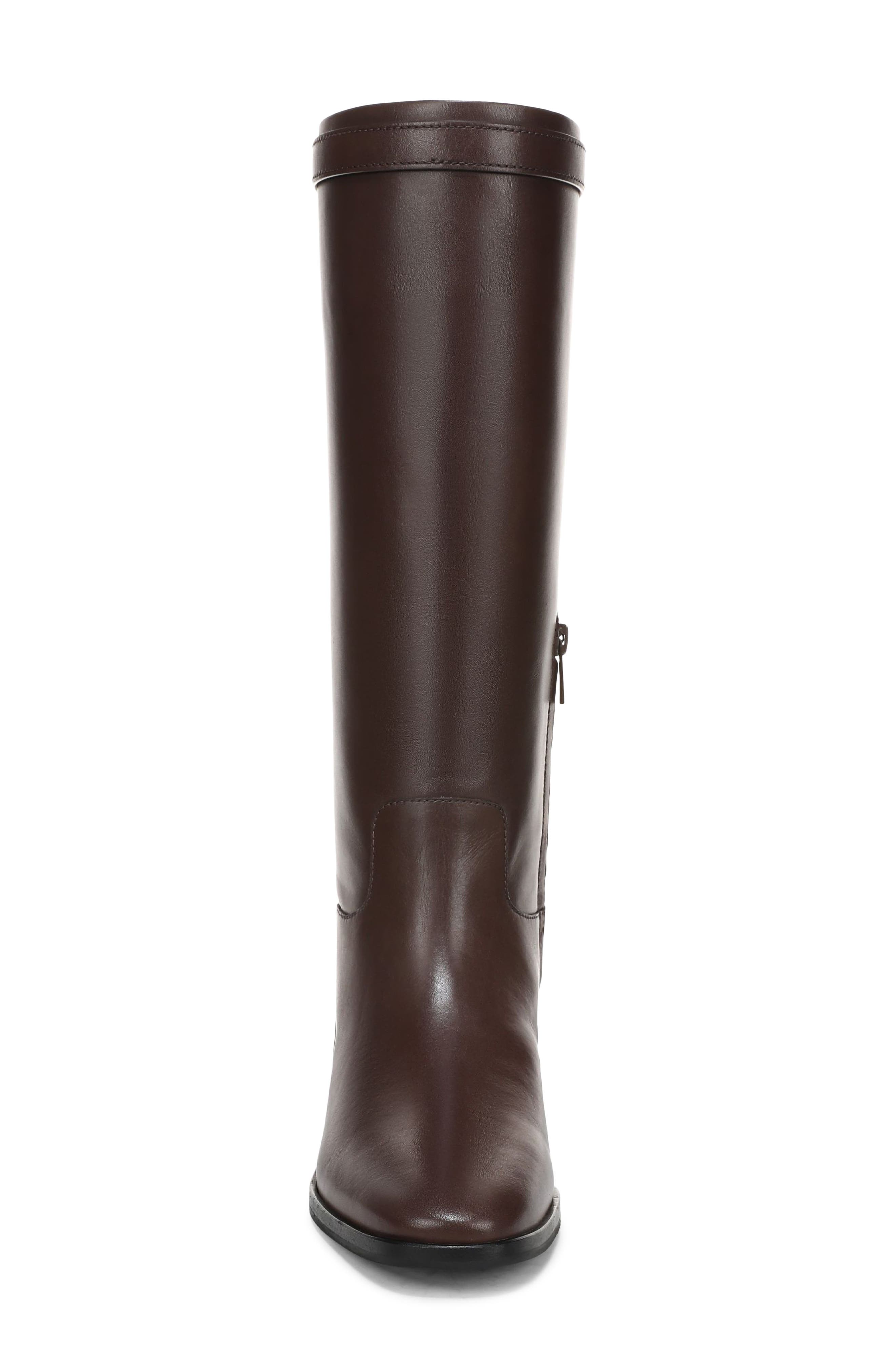 Margaret Knee High Boot, Alternate, color, CACAO BROWN LEATHER