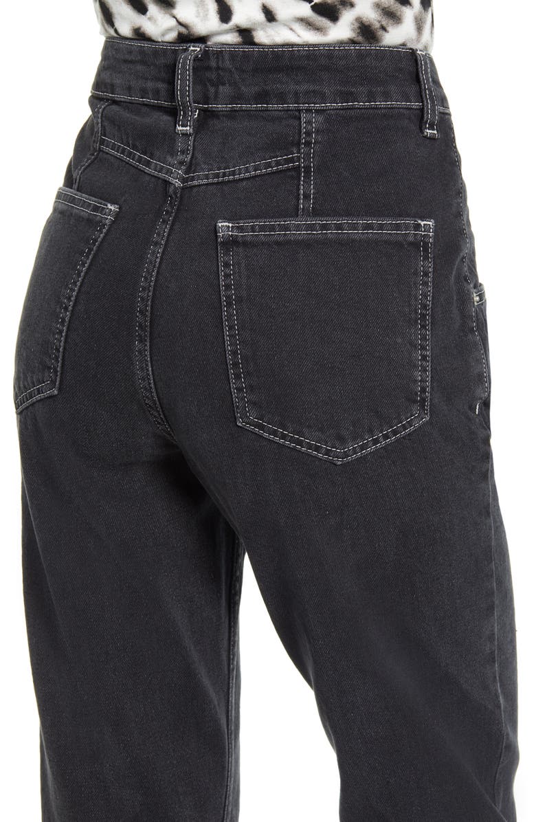 BDG Urban Outfitters Acid Wash High Waist Nonstretch Mom Jeans, Alternate, color, 