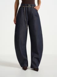 Manière De Voir Enora Hourglass Jean With Chain