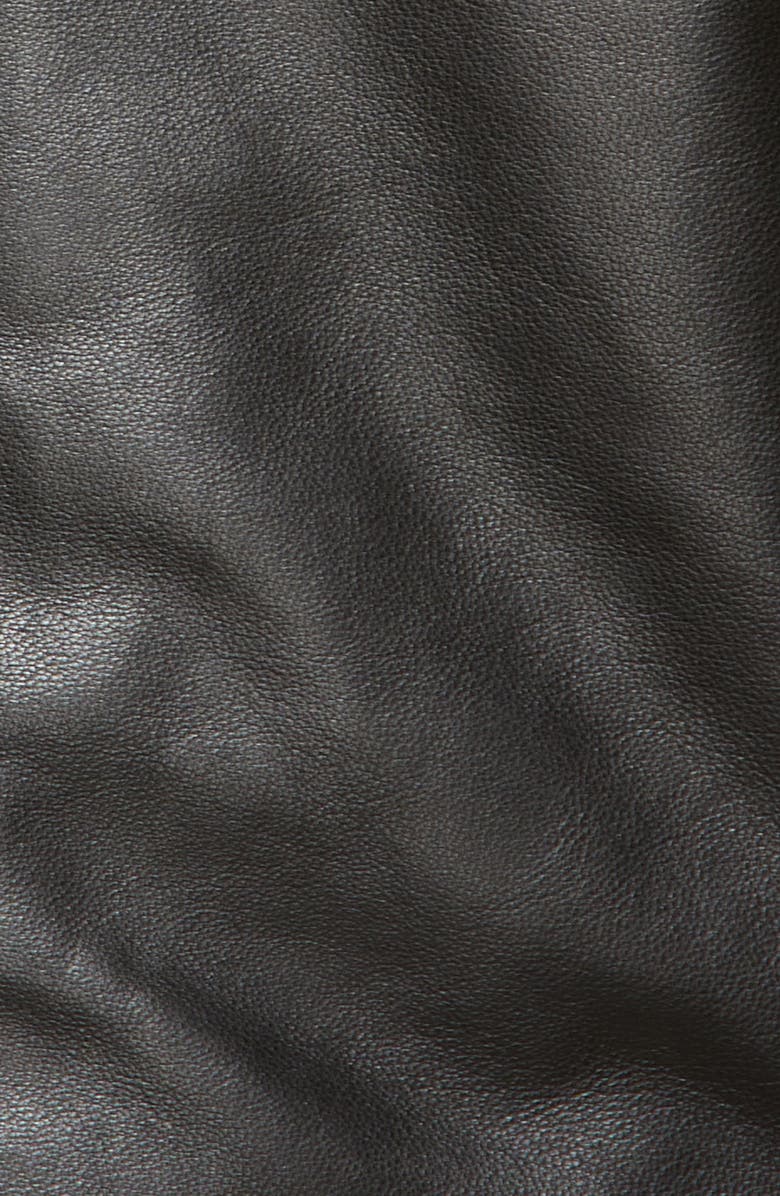 Halogen<sup>®</sup> Leather Moto Jacket, Alternate, color, 