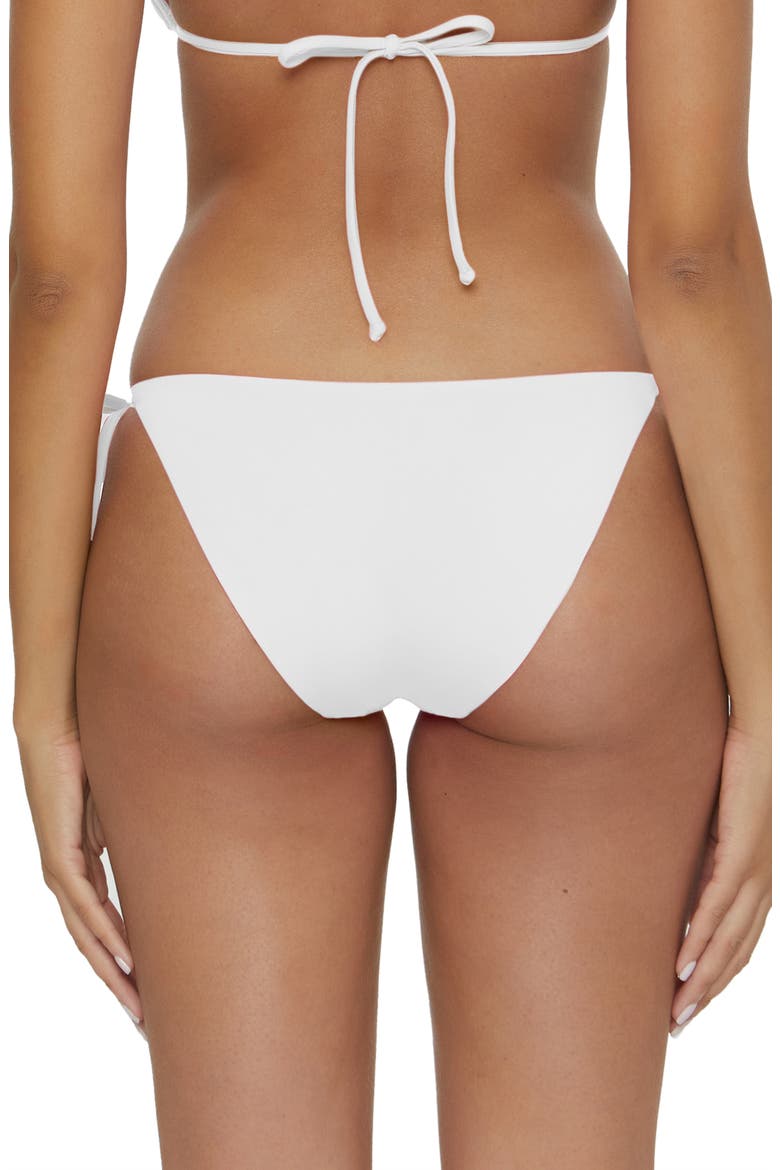 Color Code Side Tie Bikini Bottoms, Alternate, color, WHITE
