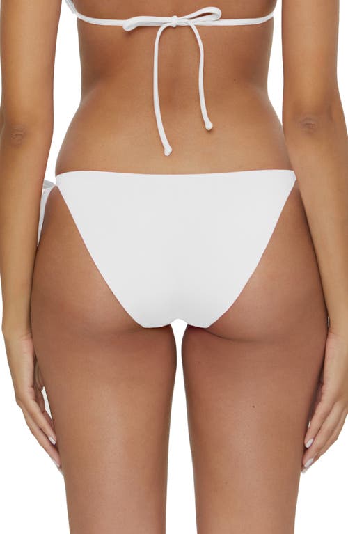 Becca Color Code Side Tie Bikini Bottoms In White