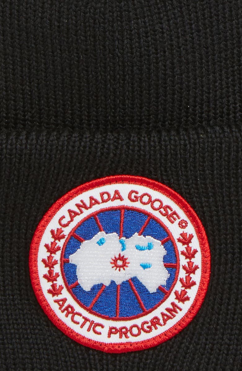 Canada Goose Arctic Disc Merino Wool Toque Beanie, Alternate, color,