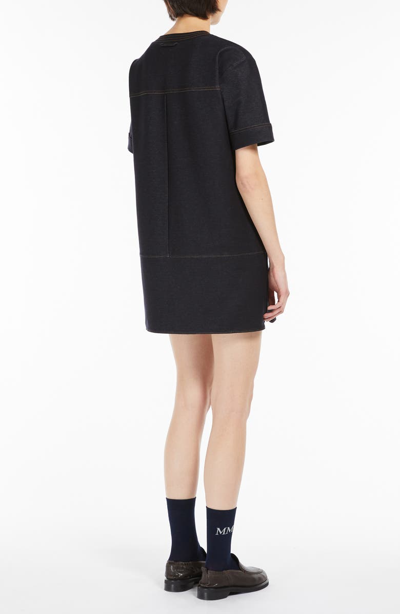 MM by Max Mara Sebino Shift Dress, Alternate, color, Navy