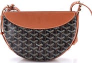 Pre-Owned Goyard Hirondelle Shoulder Bag Coated Canvas and Leather