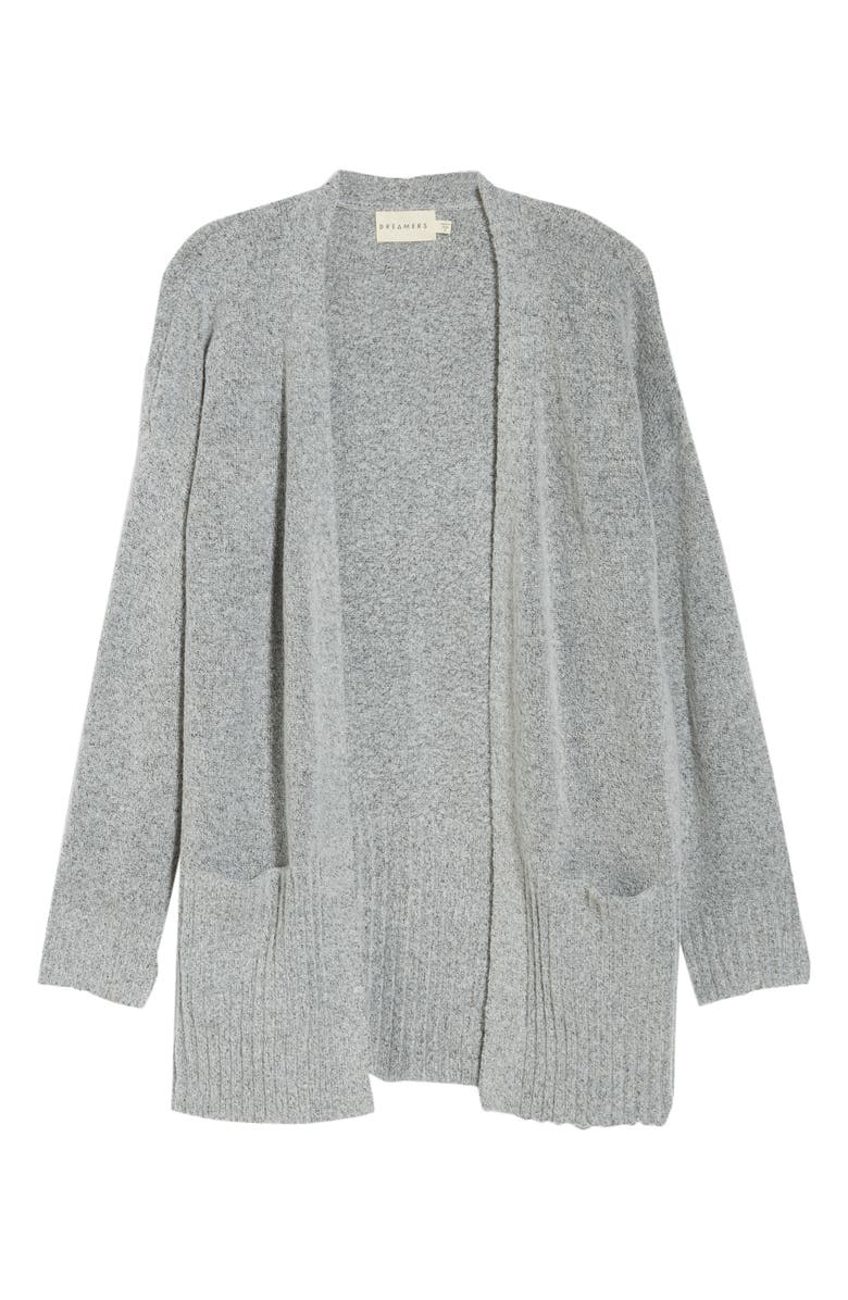 Dreamers by Debut Rib Edged Open Cardigan, Alternate, color,