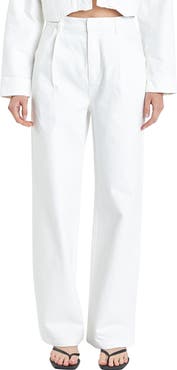 Grey Lab High Waist Wide Leg Pants