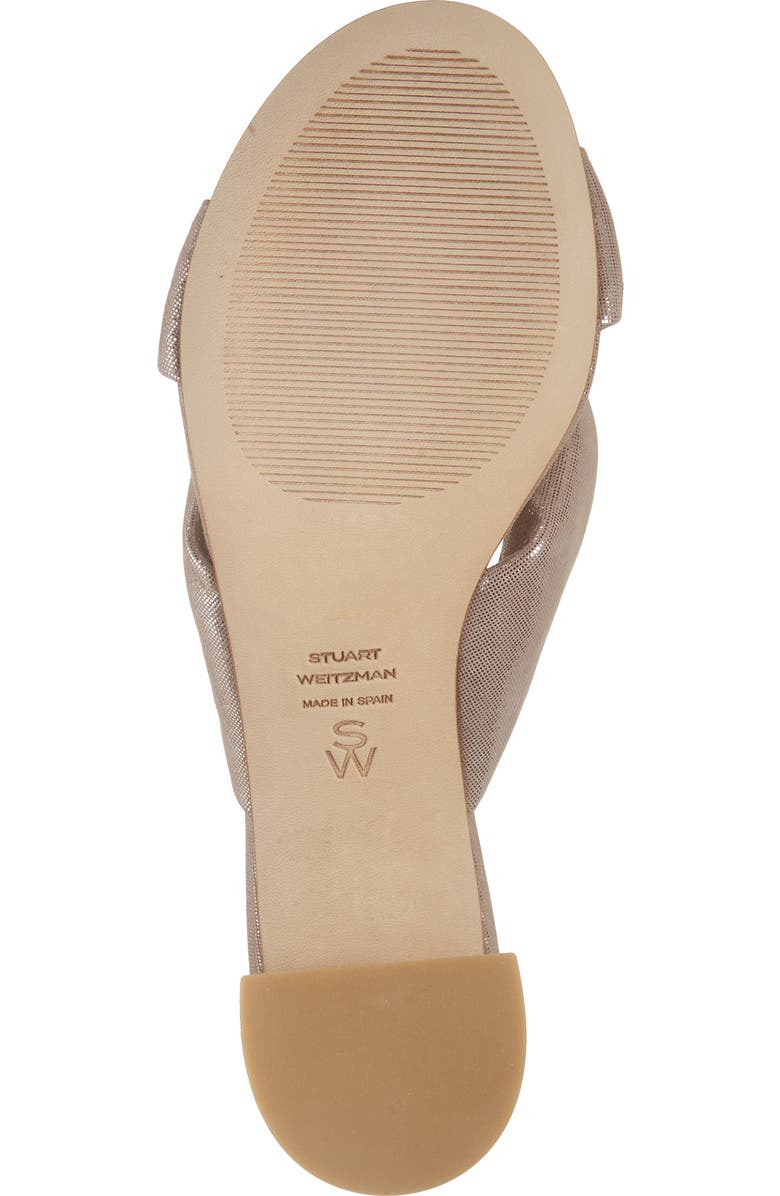 Stuart Weitzman Soplaya Block Slide 50 Sandal, Alternate, color, Blushful Pink