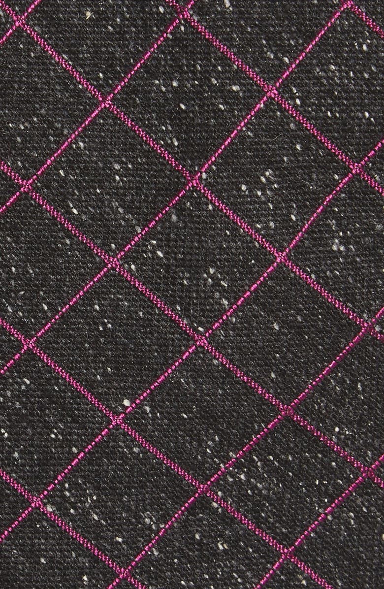 Ted Baker London Windowpane Silk Blend Tie, Alternate, color,