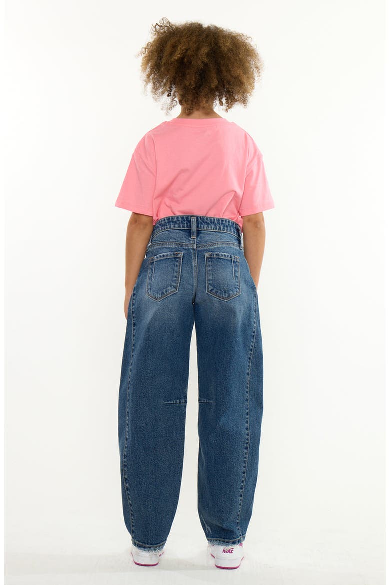 Harper Low Slung Horseshoe Jeans, Alternate, color, Dark Wash