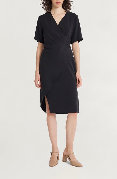 Wrap Front Dress