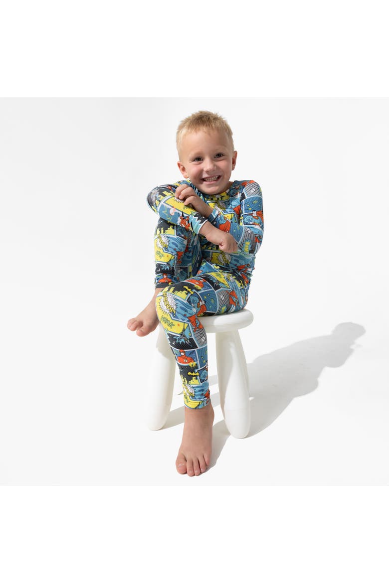 Kids' Justice League Heroes Set of 2 Piece Pajamas, Alternate, color, Justice League Heroes