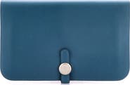 Pre-Owned Hermes Dogon Duo Combined Wallet Leather