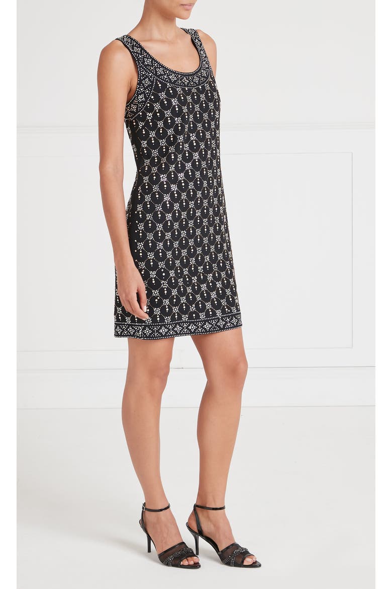 Gallantry Mini Dress, Alternate, color, Black