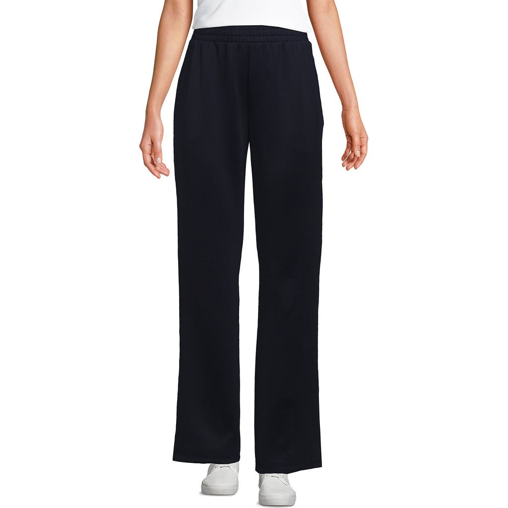 Lands' End School Uniform Active Performance Track Pants In Black