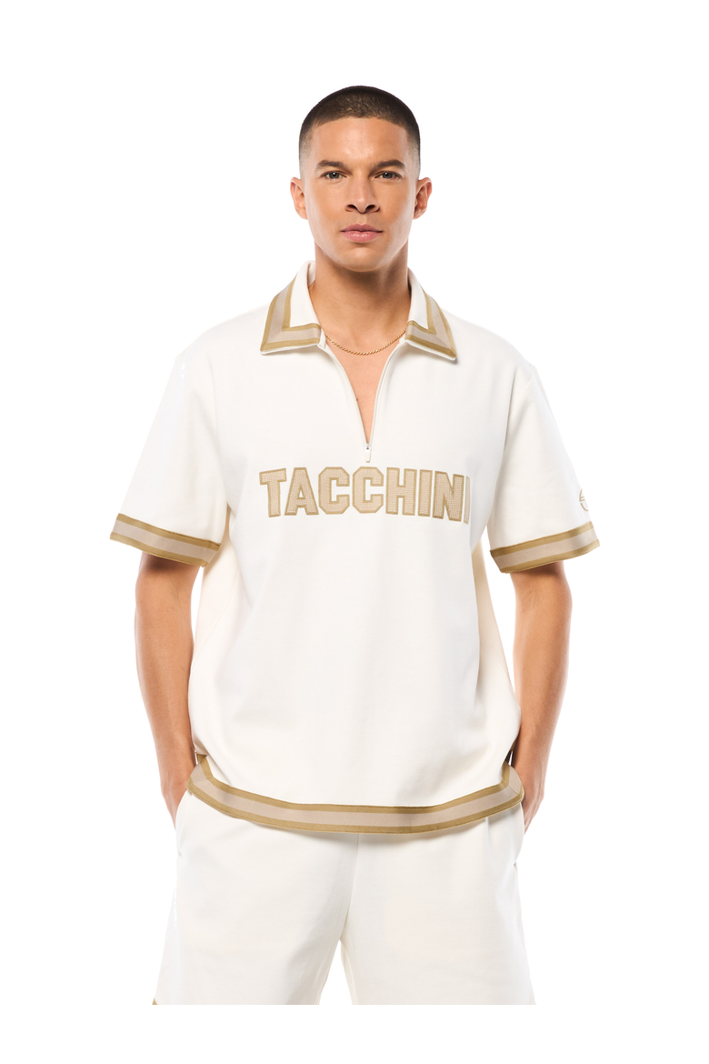 Tito Short Sleeve Polo, Main, color, GARDENIA