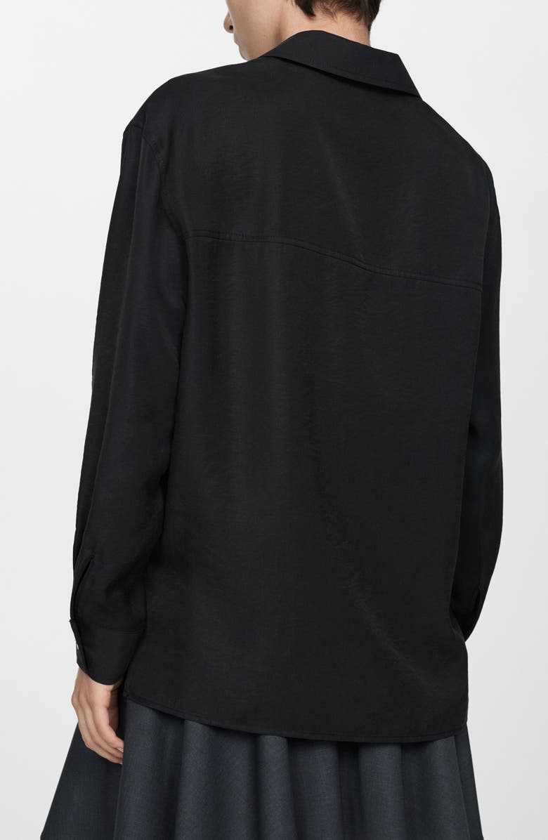 MANGO Two-Pocket Button-Up Shirt, Alternate, color, 