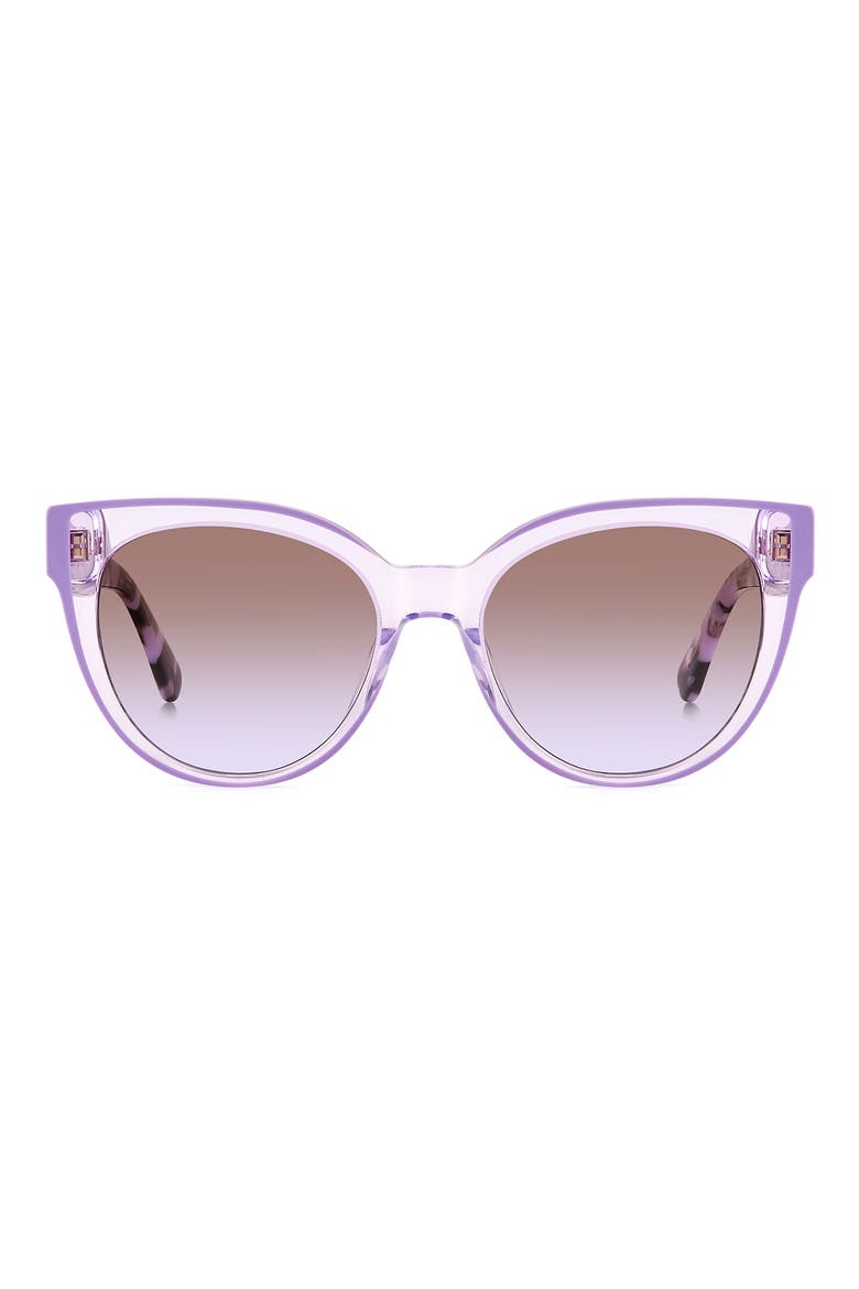 53mm javana cat eye sunglasses, Main, color, VIOLET