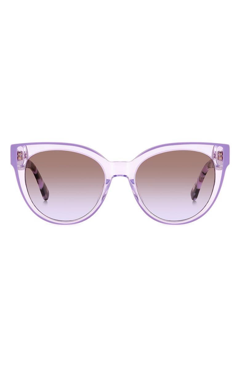 Kate Spade 53mm javana cat eye sunglasses, Main, color,