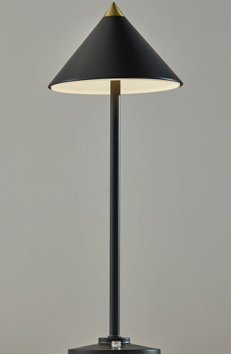 ADESSO LIGHTING Ritchie LED Cordless Lamp, Alternate, color, Black