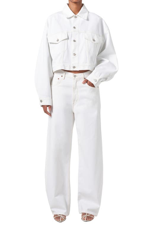 Shop Agolde Low Curve Jeans In Milkshake