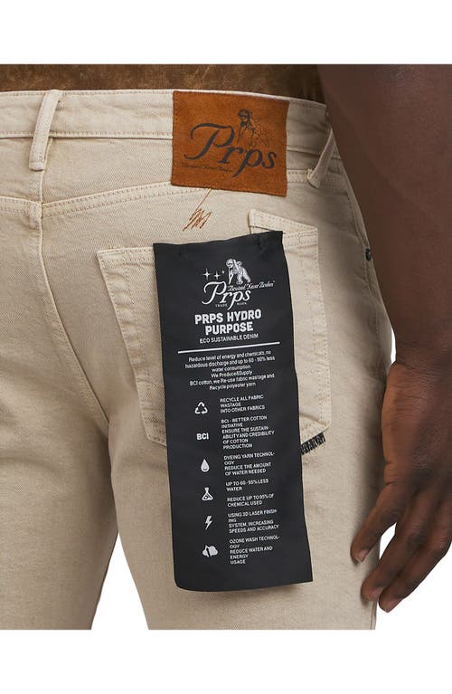 Prps Cactus Straight Leg Jeans In Sand
