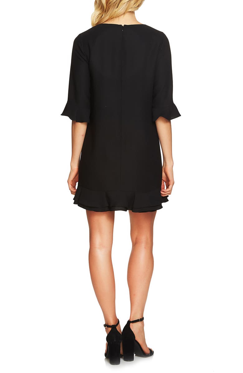 CeCe Kate Ruffle Shift Dress, Alternate, color, 