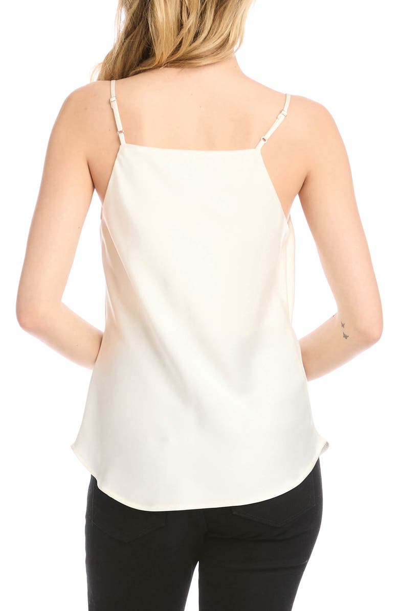 Karen Kane Drape Satin Camisole, Alternate, color, 