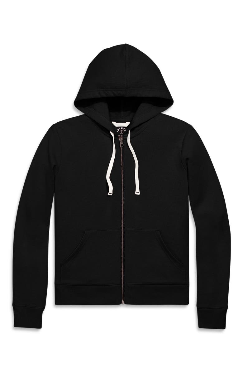 Primary Women's Fit 24/7 Zip Hoodie, Main, color, Black