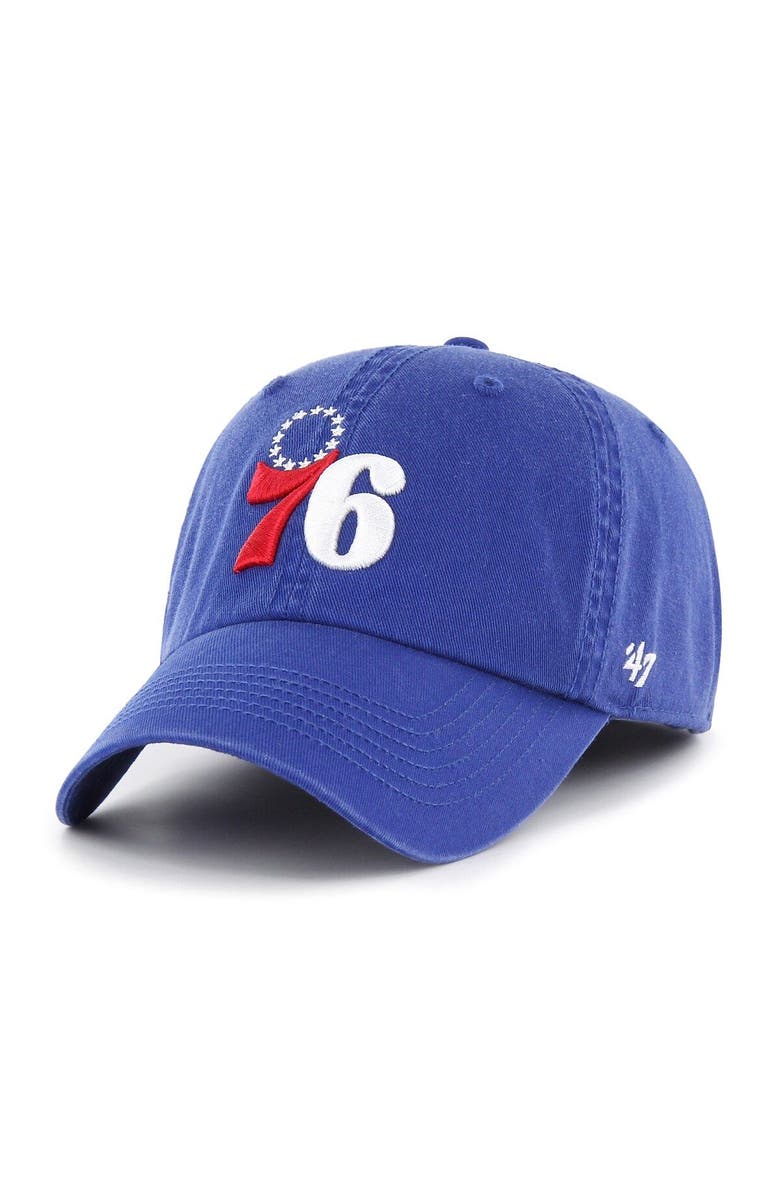 '47 Men's '47 Royal Philadelphia 76ers  Classic Franchise Fitted Hat, Main, color, Royal