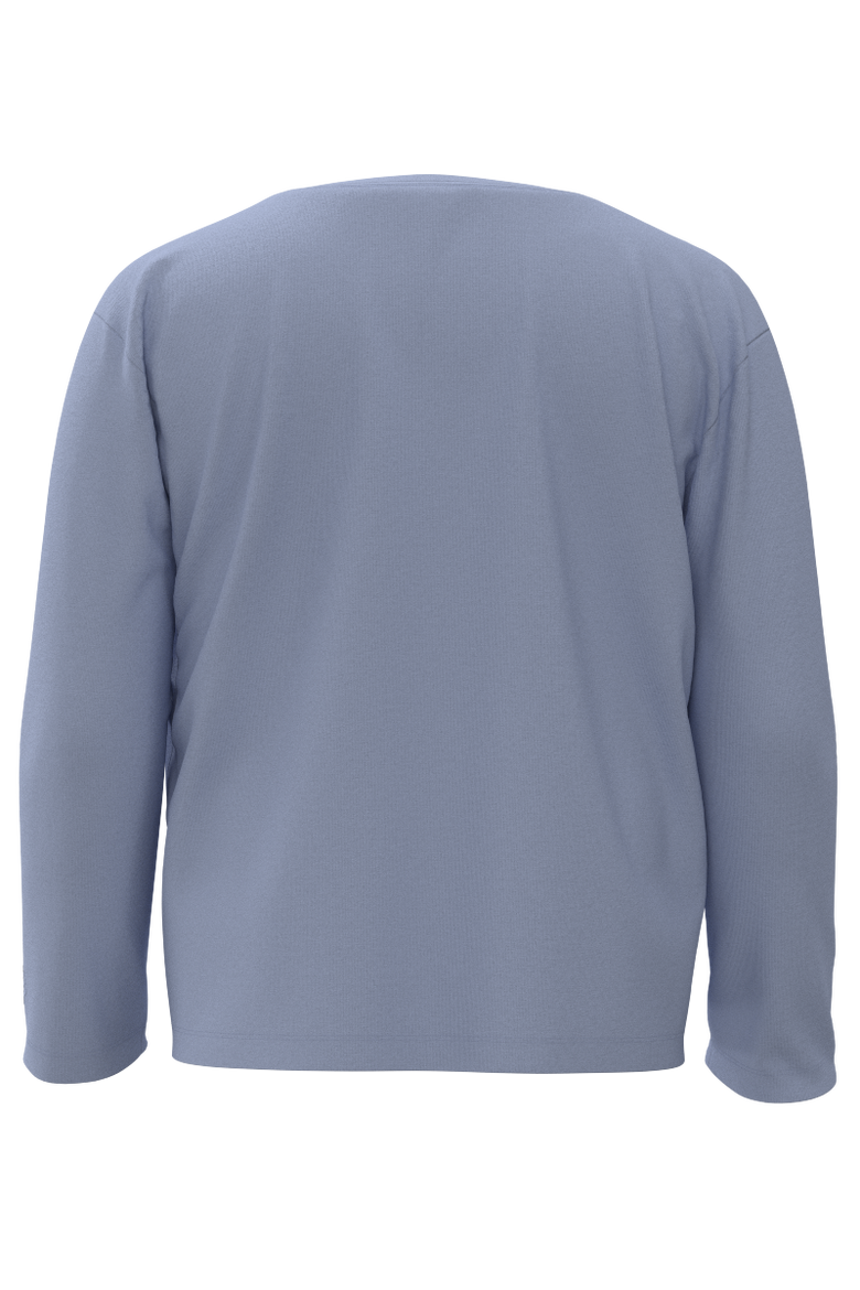 Toddler's Coco Plum Long Sleeve T-Shirt, UPF 50+ Sun Protection, Alternate, color, Periwinkle Purple