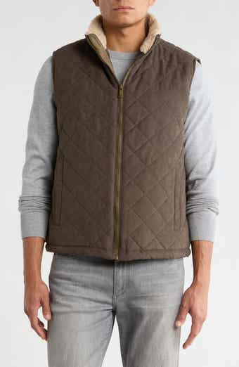 Rainforest Faux Shearling Lined Quilted Vest
