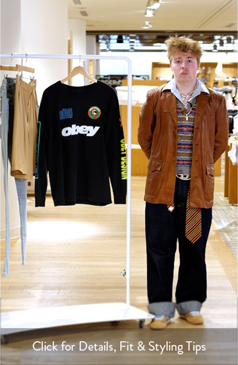 Mega Global Mania Graphic Long Sleeve T-Shirt, sales video thumbnail